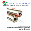 Alloy Plastic Single Bimetallic Screw And Barrels With Vented Design 